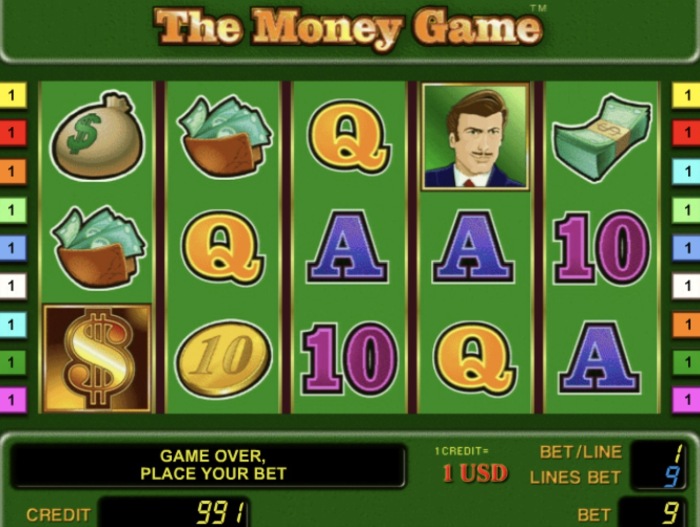 Игровой автомат «The Money Game» в казино Вулкан 777 Неон